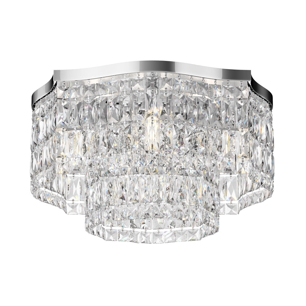 Maytoni Plafoniera Contemporanea Dune 6 luci E14 cromo metallo cristallo