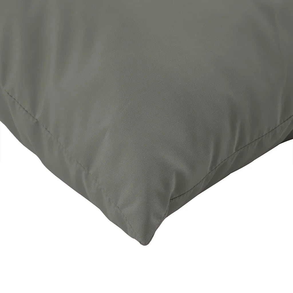 Cuscini per Pallet 2 pz | Cuscini per sedie Grigio Scuro M¨¦lange in Tessuto