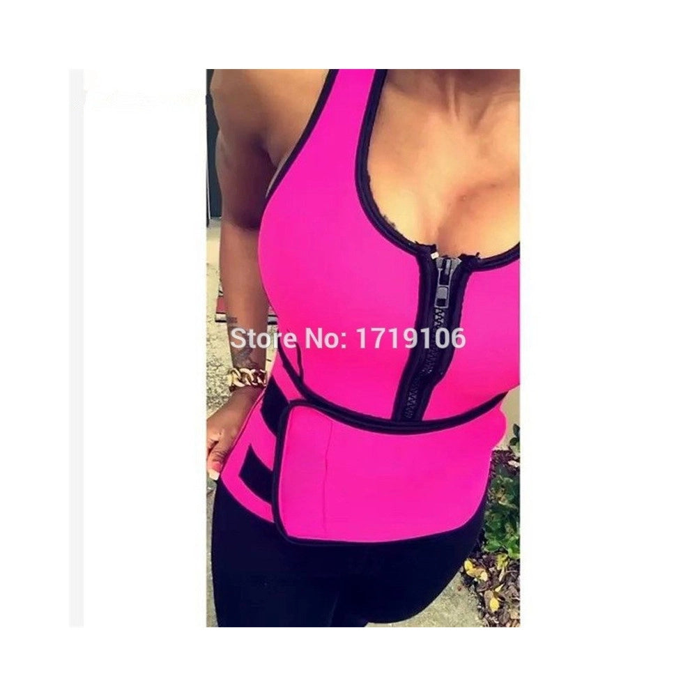 Trade Shop - Canotta Snellente Cami Hot Shapers Fascia Instant Training Maglia Dimagrante -
