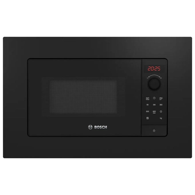 Bosch Serie 2 BFL623MB4, Microonde da Incasso, 20 L, 800 W, Nero