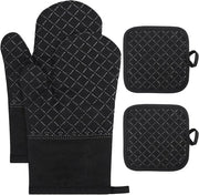 Occhiali da forno e salviette per padelle - Guanti da cucina in silicone e cotone
