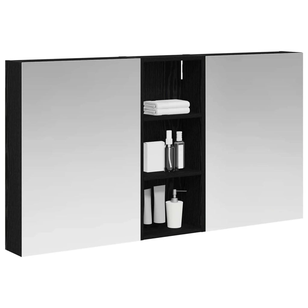 Set di Armadi da Bagno con lo scaffale 3 pcs 130 x 14,5 x 70 cm 3403761