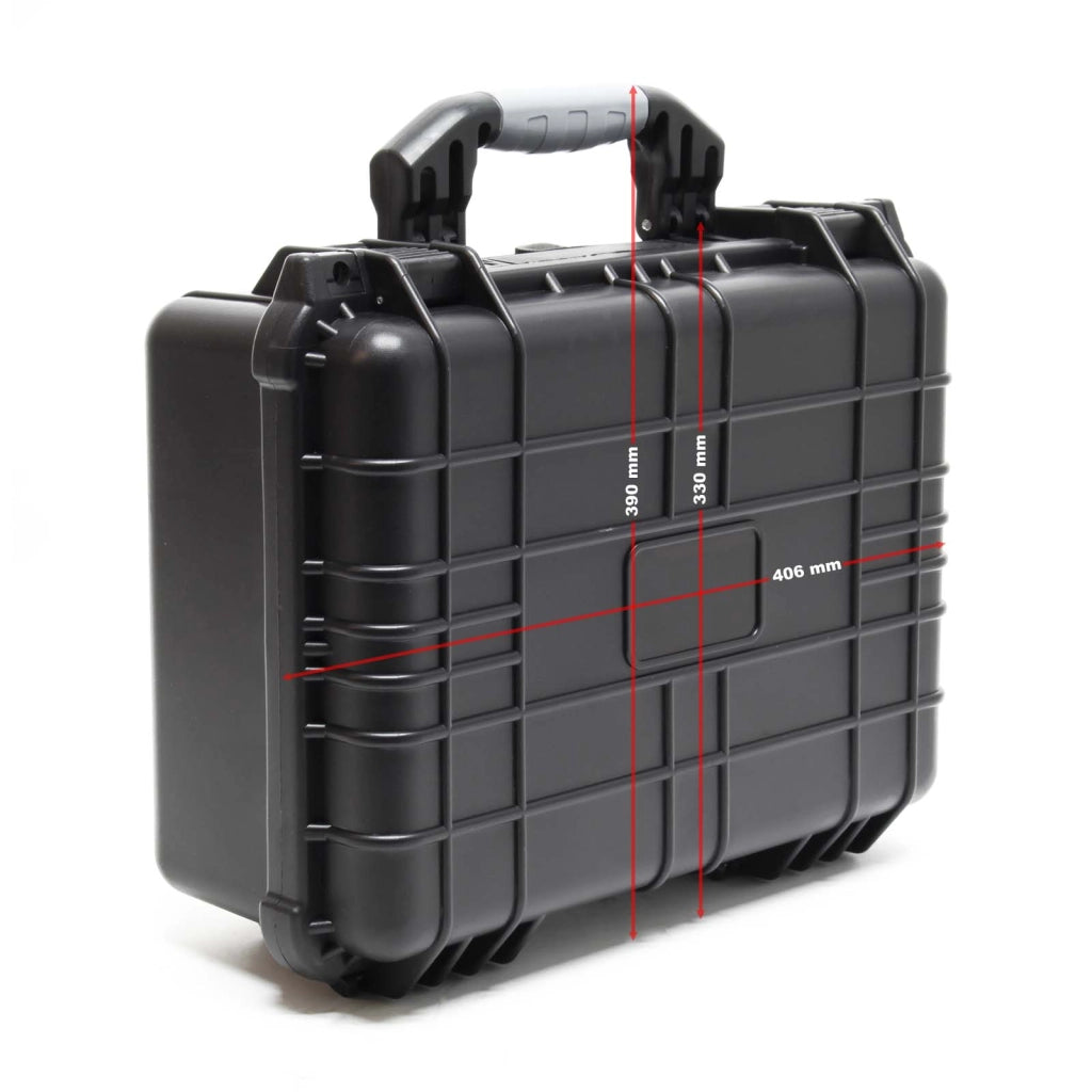 Valigetta universale con schiuma interna L 40,6x33x17,4cm Nero