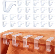 Clip per Tavolo 64 pezzi - Eterno - Sostegni per Tavolo - Per Interno/Esterno - Translucido Plastica