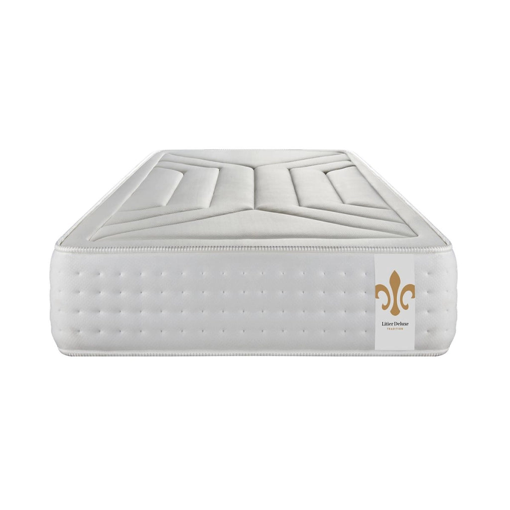Materasso 90x200 cm Molle insacchettate e Memory foam - Vingt-Quatre