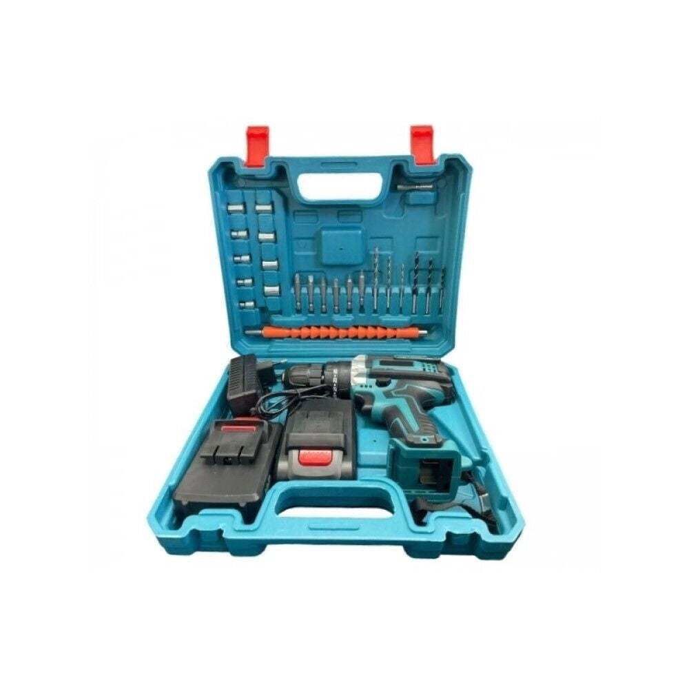 Trapano avvitatore doppia batteria a litio 36V MAX + valigetta 24 accessori LLD