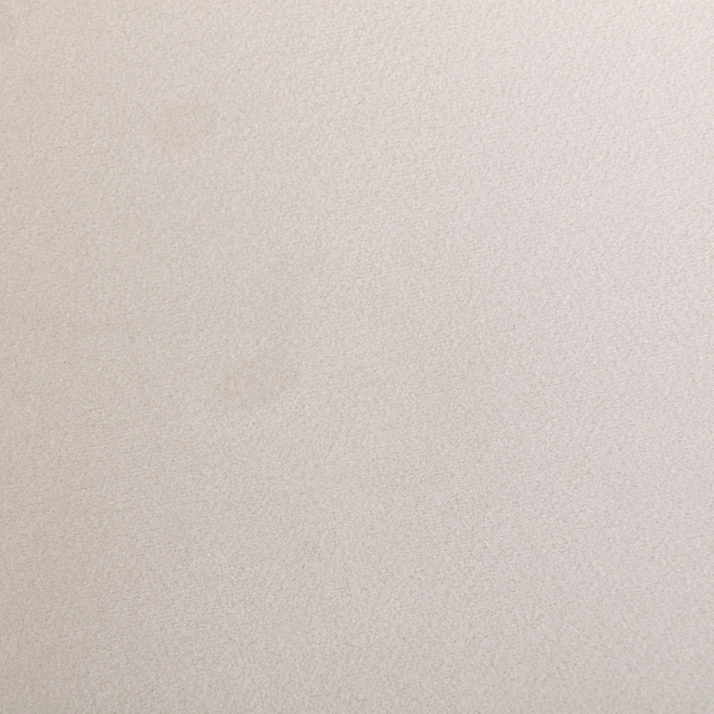 Set di 2 sedie da pranzo in velluto beige, design moderno con braccioli e struttura stabile