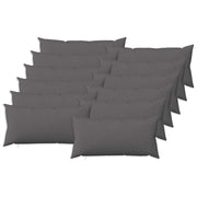 Cuscino con cuscino HEERLEN 12 pz Grigio Chiaro Tessuto 925581