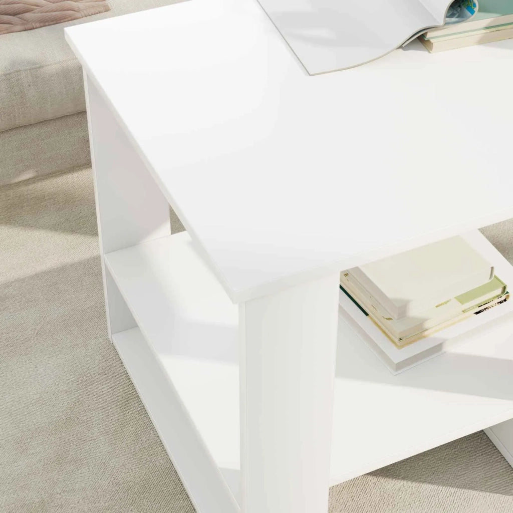 Tavolino da salotto Bianco 51 x 50 x 50 cm Legno ingegnerizzato 8000196