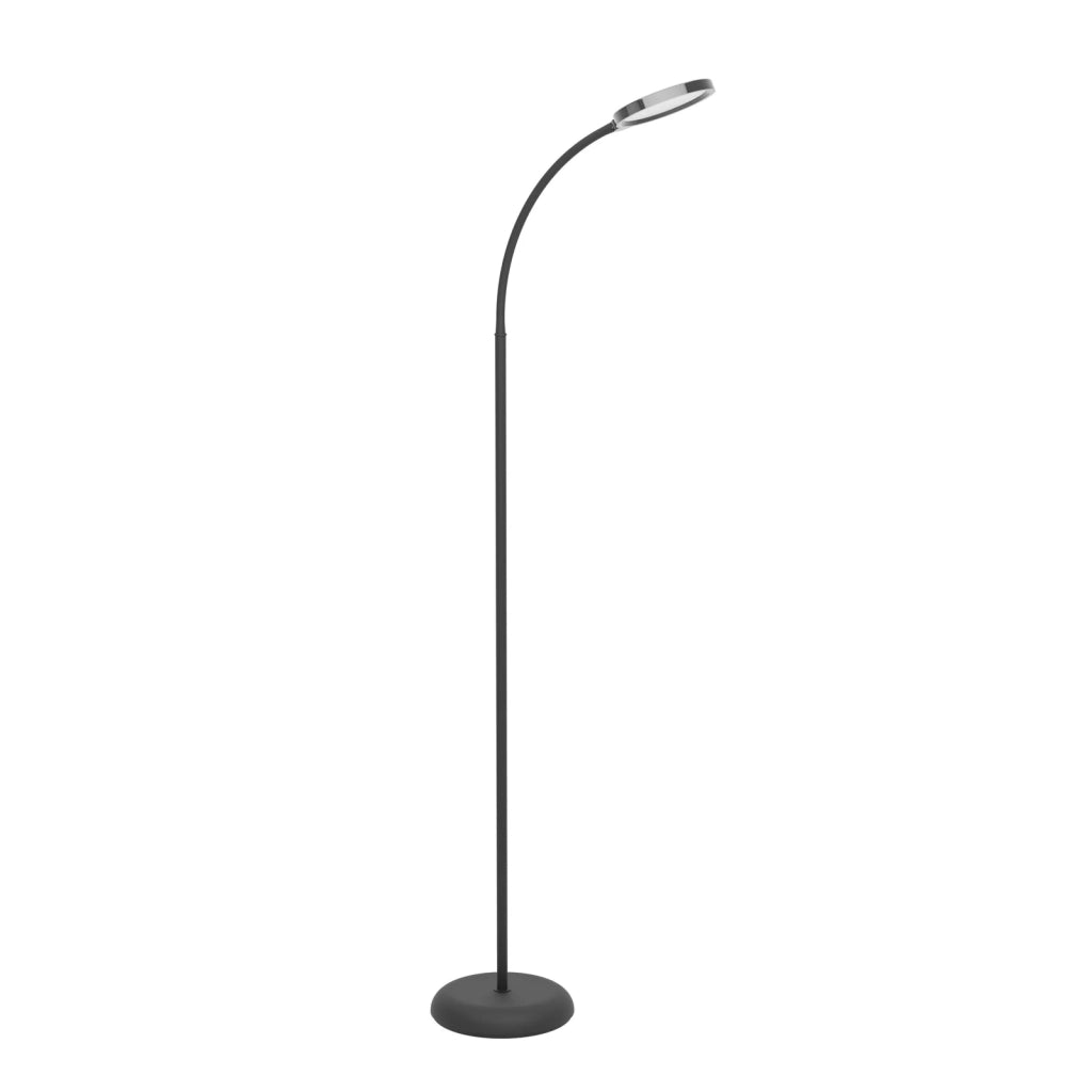Piantana Industrial Minimal Lauro Plastiche Nere Led 5,5W 600Lm Ip20