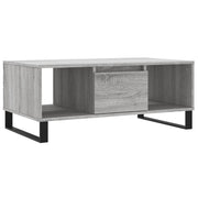 Tavolino salotto | Tavolino da caff¨¨ | Tavolino da Soggiorno Grigio Sonoma 90x50x36,5 cm Legno Multistrato