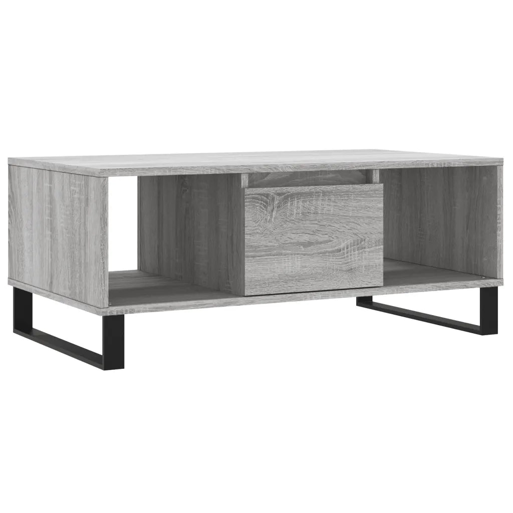 Tavolino salotto | Tavolino da caff¨¨ | Tavolino da Soggiorno Grigio Sonoma 90x50x36,5 cm Legno Multistrato