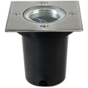 Trade Shop - Faretto Incasso Segnapasso Quadrato Luce Gu10 Calpestabile Esterno Giardino Es13 -