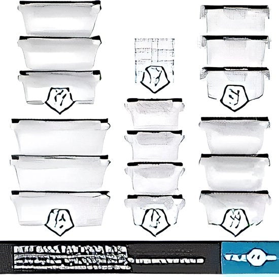 Diversi contenitori con coperchi, 48 pezzi (24 contenitori, 24 coperchi), contenitori di magazzino, set per alimenti, cucina, frigorifero, impermeabili, resistenti al microonde e al congelamento, privi di BPA