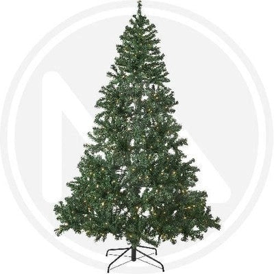 ALBERO DI NATALE CON LUCI INTEGRATE 1200 RAMI GIA' AGGANCIATI CM. 210 LED 335