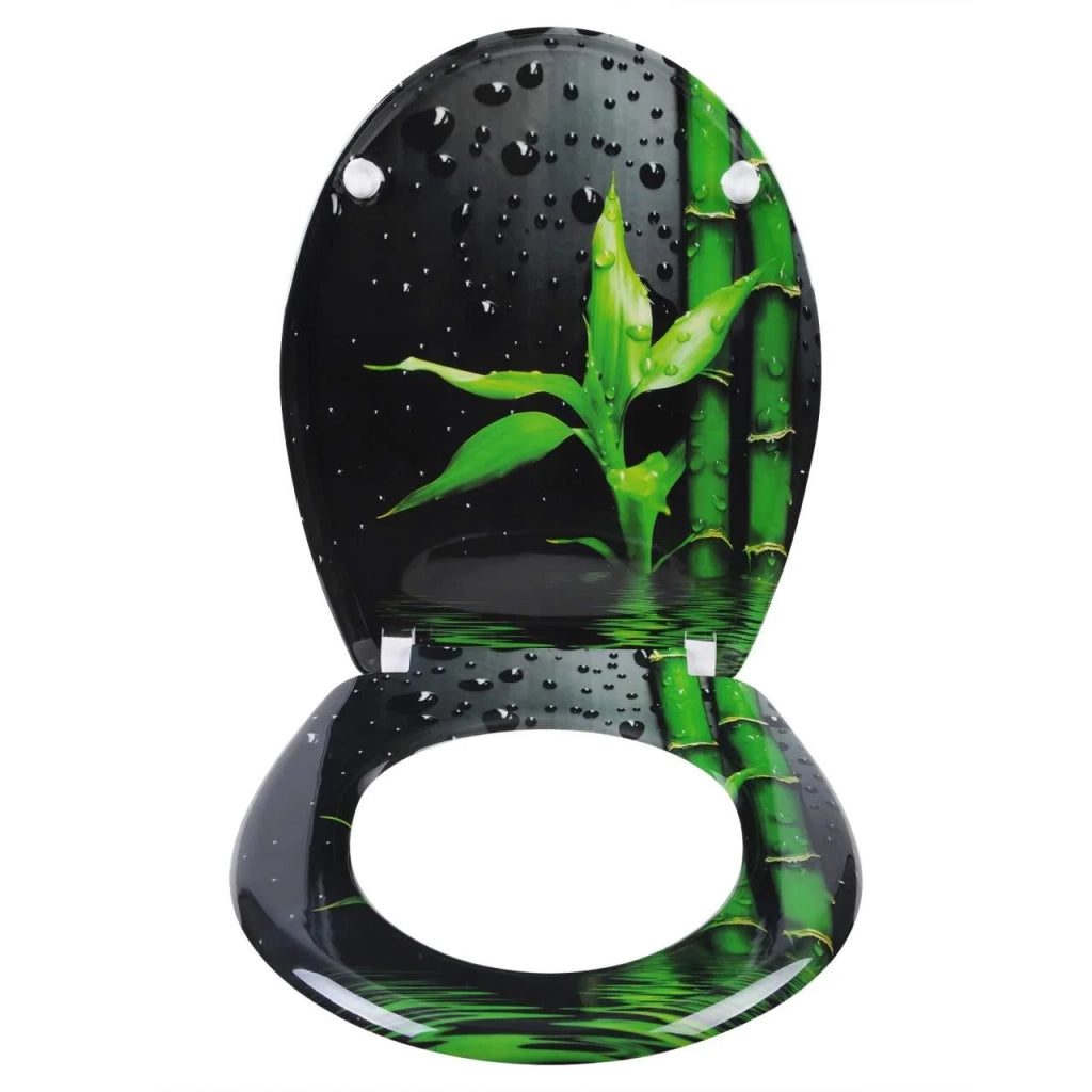 Sedile WC di alta qualità coperchio WC con cerniera regolabile e chiusura ammortizzata per il bagno di famiglia realizzato in bambù 19_0000735