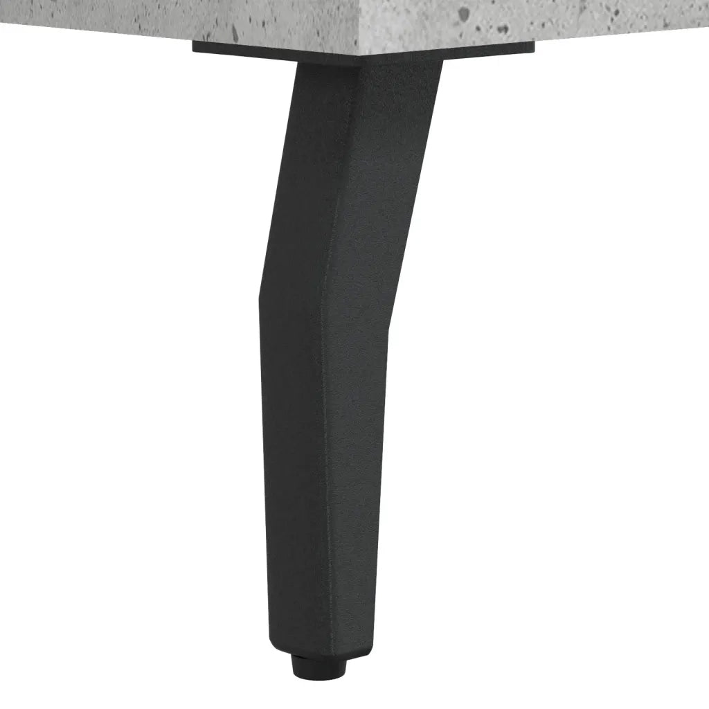 Comodino | Armadio da Notte | Mobiletto da notte Grigio Cemento 40x40x66 cm in Legno Multistrato