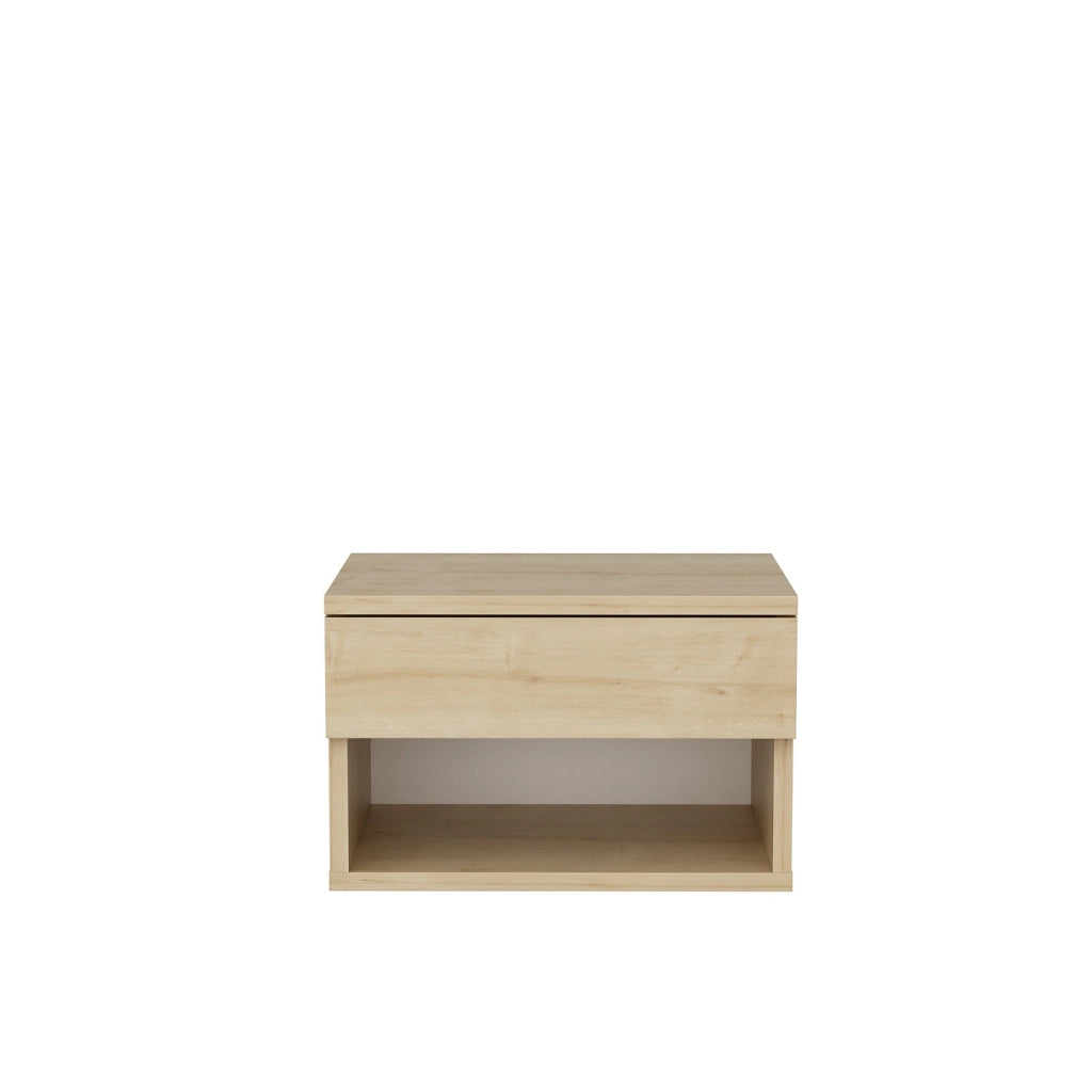 Comodino in legno "Jamot" - 45 x 29 x 32 cm - Beige