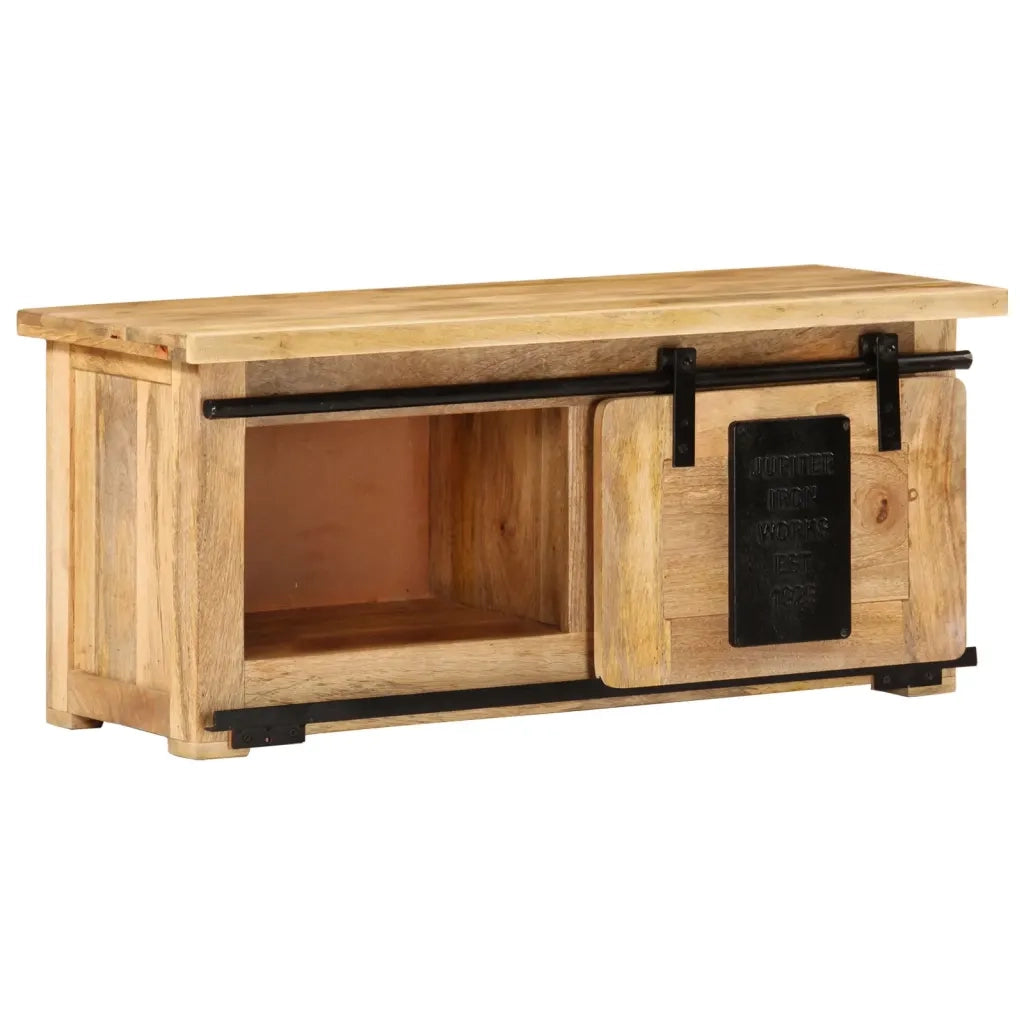 Mobile Porta TV 90x35x40 cm in Legno Massello di Mango 321570