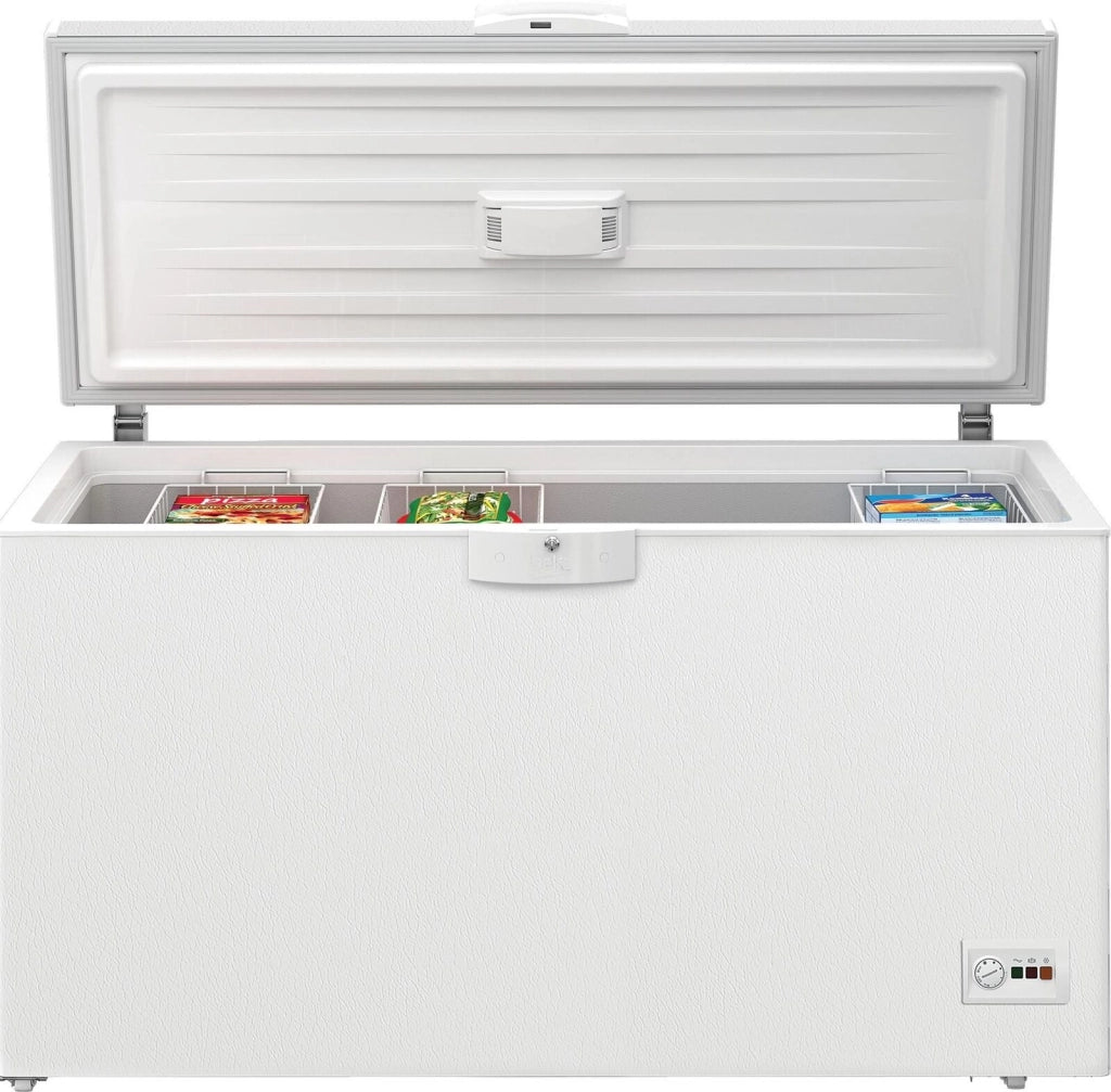 Beko HSM46740 Congelatore a Pozzetto 451 L 86 cm Classe E 36 dB Congelamento Rapido colore Bianco