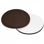 Pads autosigillanti 100 mm - Protezione antiscivolo per pavimenti - Pieghevoli per mobili - Pads marroni - Per pavimenti in legno/laminate/piastrelle - Protezione d'urto - Protezioni per mobili