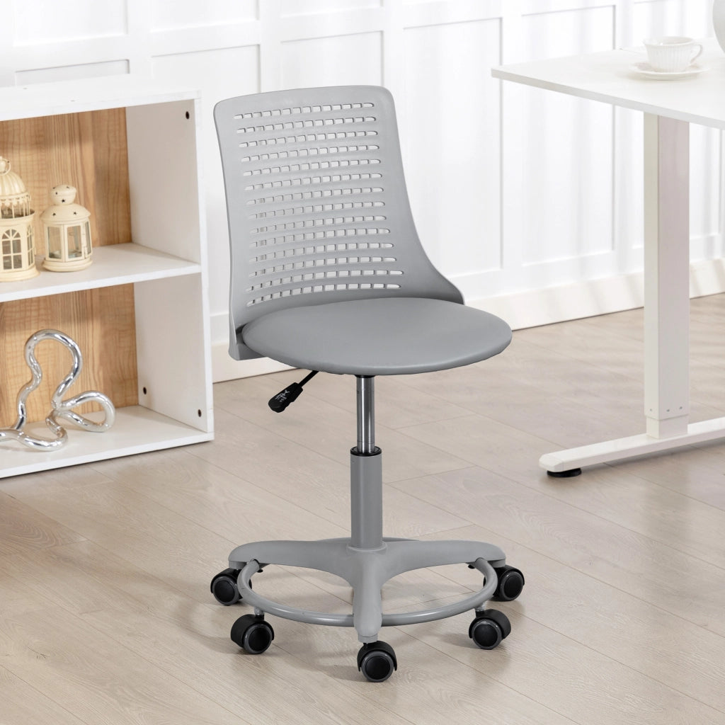 Sedia da Ufficio Girevole con Schienale ¨C Zephmum ¨C Grigio