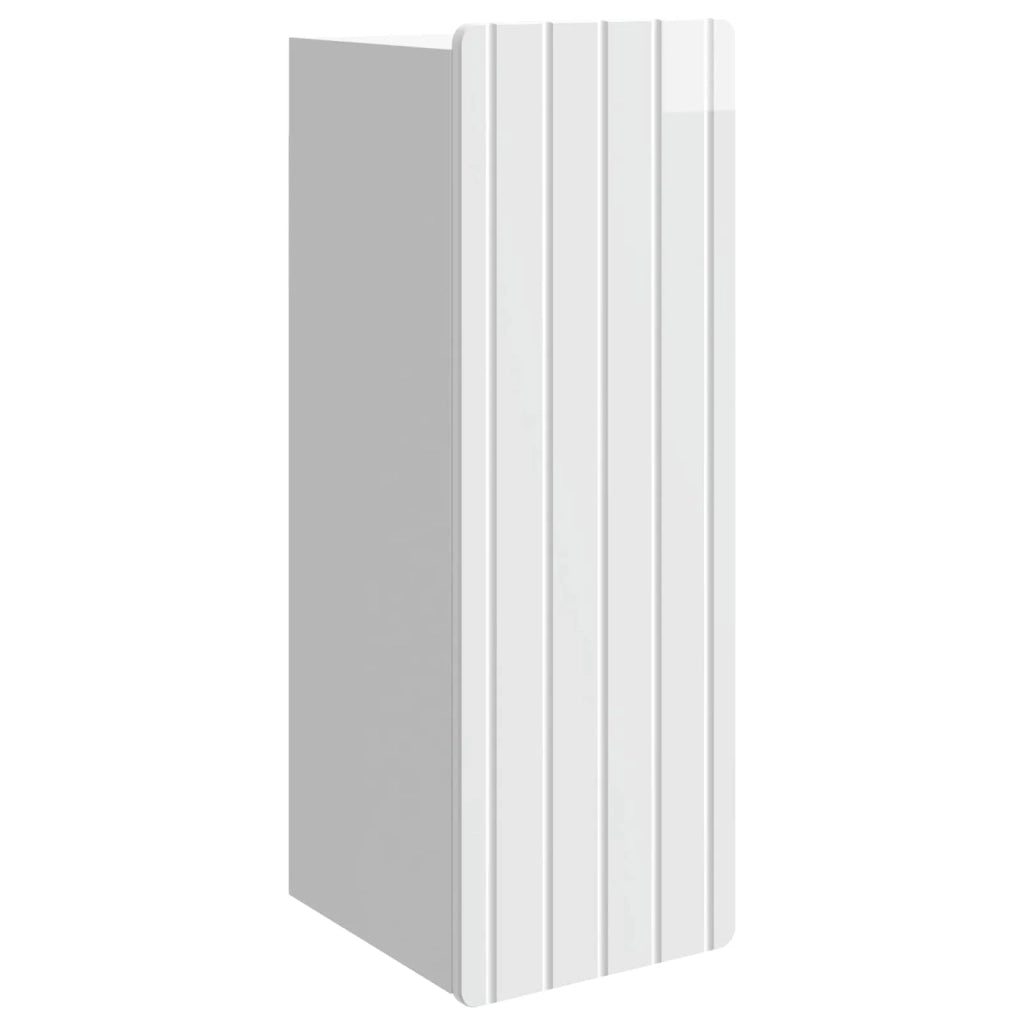 Mobiletto a muro Bianco Lucido 33 x 34,5 x 94 cm 898249
