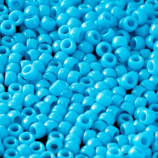 Pony Kralen in Acciaio Blu 6x9mm - 1000 Stuks - Bulk per Sieradista