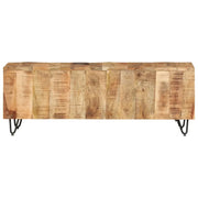 Mobile Porta TV 110x30x40 cm in Legno Massello di Mango 337843