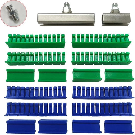 18 pezzi/set carte adesiva blu-verdi per riparazione di deforme autolavaggi e autoreparazioni estese rimozione danni