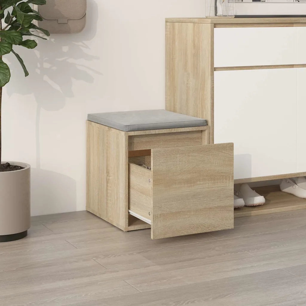 Cassetto Contenitore Rovere Sonoma 40,5x40x40 cm in Multistrato 808777