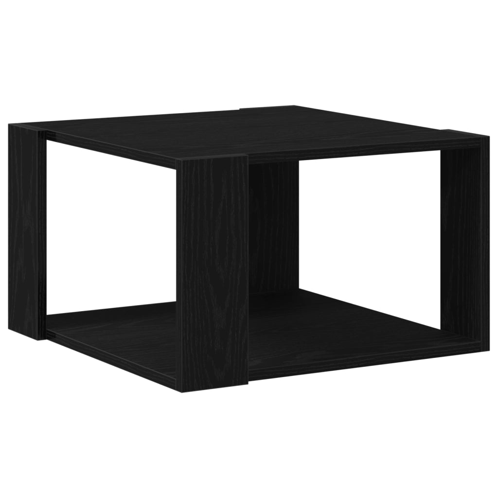 Tavolino da caffÃ¨ negra in rovere 85x55x31 cm in legno ingegnerizzato