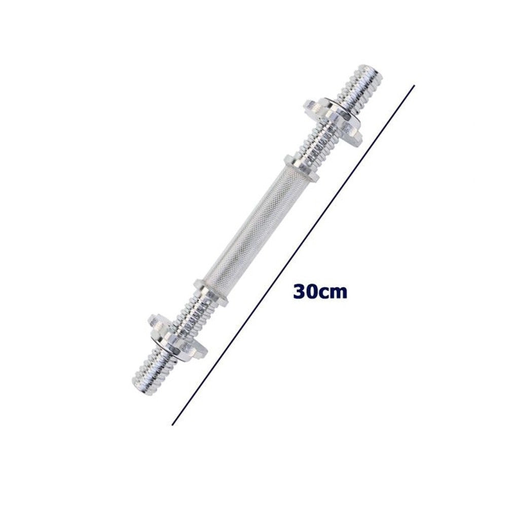 Trade Shop - Manubrio Filettato A Vite Da 30 Cm Per Sollevamento Pesi Palestra Sport Fitness -