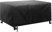 Sedile e Pianeti di Recinzione in PVC, 420D Impermeabile, Piatto Quadrato e Copertura del Sedile con Apertura per l'Aria, 74 x 74 x 28 Pollici, Nero