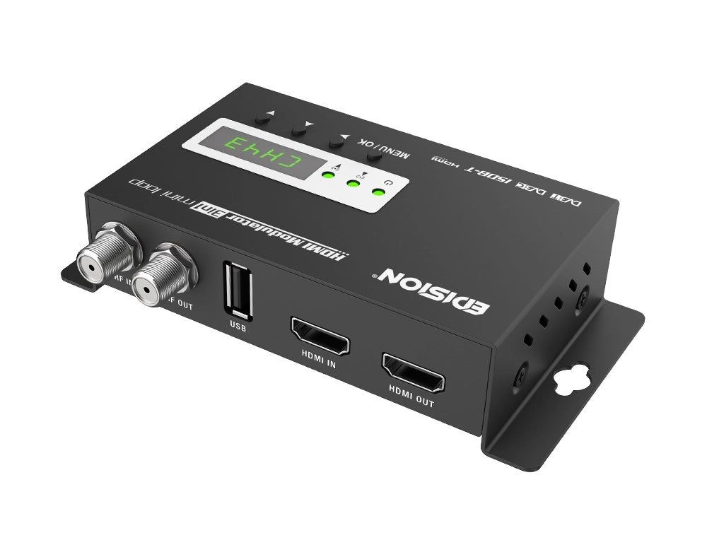 Modulatore Digitale HDMI mini Loop Videosorveglianza Terrestre DVB-T, ISDB-T o Cavo DVB-C