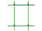 1rotolo rete elettrosaldata plastificata verde "esaplax" maglia mm.50x76 maglia 76, cod:ferx.fer49269
