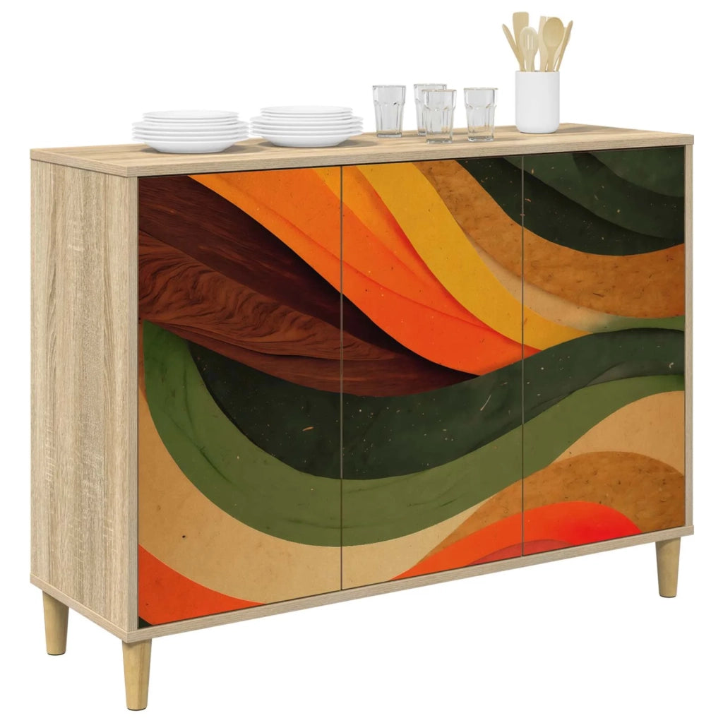 Credenza BONN Sonoma 102 x 33 x 75 cm Legno ingegnerizzato 8006961