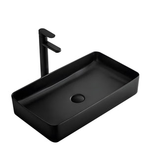 Lavabo Da Appoggio Denis Black Mat