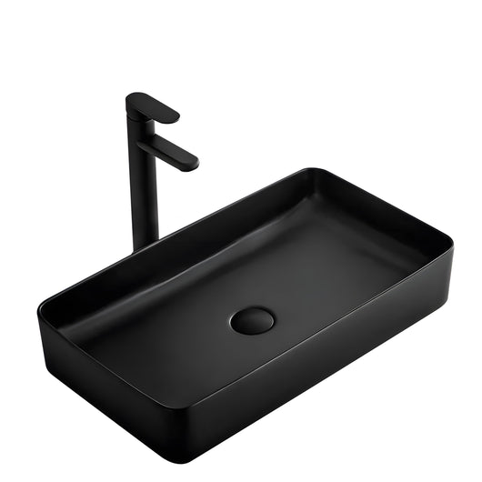 Lavabo Da Appoggio Denis Black Mat