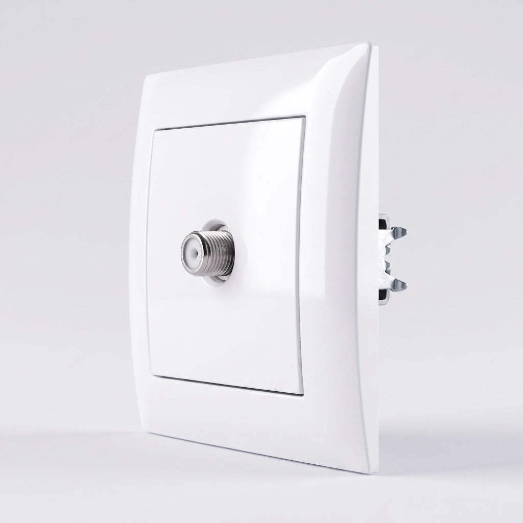 Presa Antenna Con Cornice Oste Jnh012-a White