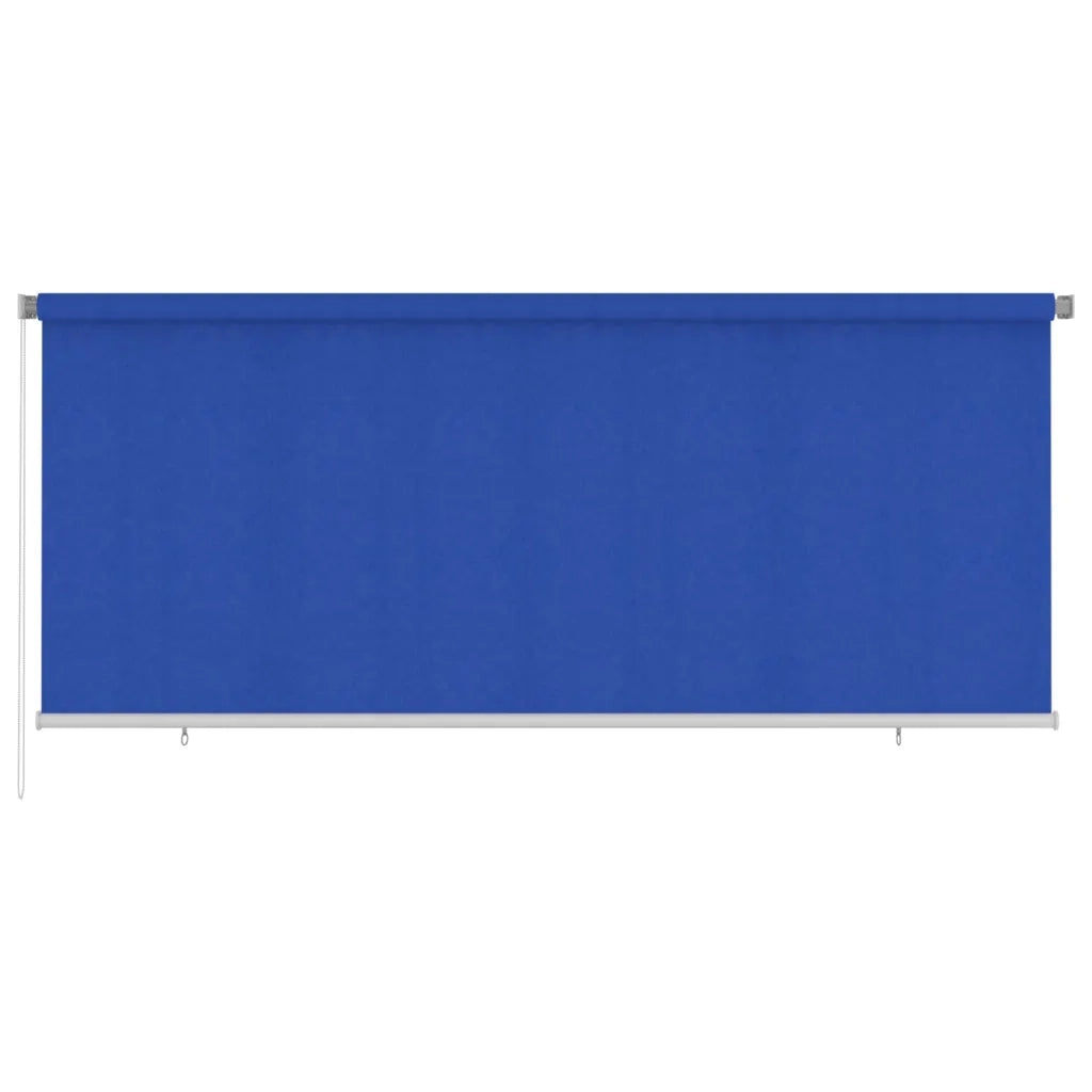 Tenda a Rullo per Esterni 350x140 cm Blu HDPE