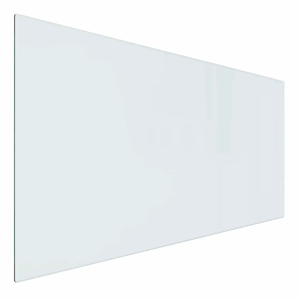 Piastra in vetro per camino Trasparente 100 x 50 cm Vetro