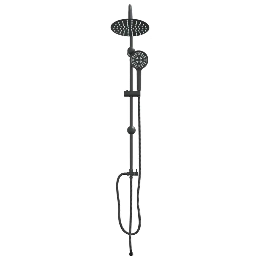 Sistema Doccia Nero 47 x 20 x 95 cm Acciaio inossidabile 42023407