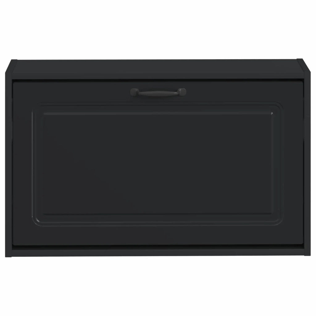 Mobiletto per Scarpe da Muro UTRECHT 71 x 17 x 43 cm Nero 897726
