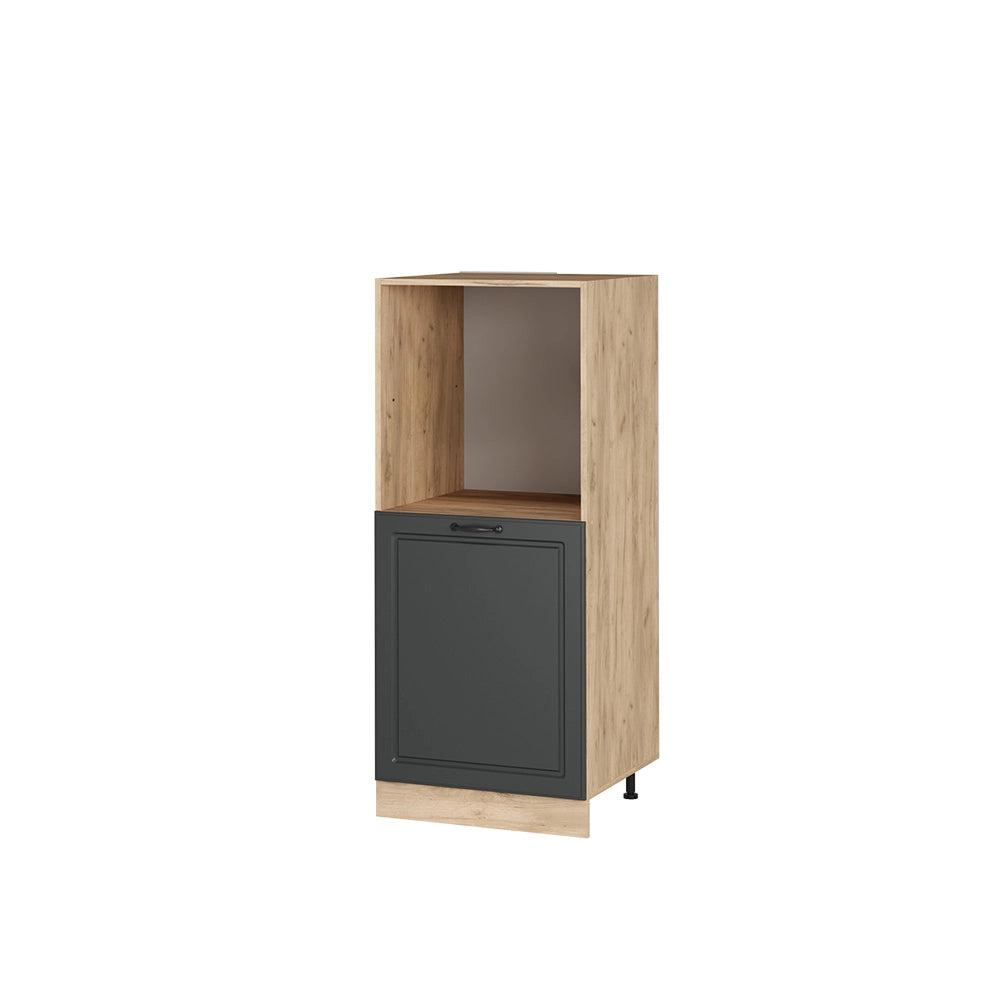 Mobile per forno da incasso R-Line Antracite rustico/Rovere dorato 60 cm Vicco