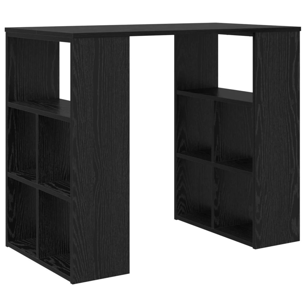 Scrivania Rovere Nero 90 x 50 x 75 cm Legno multistrato 869507
