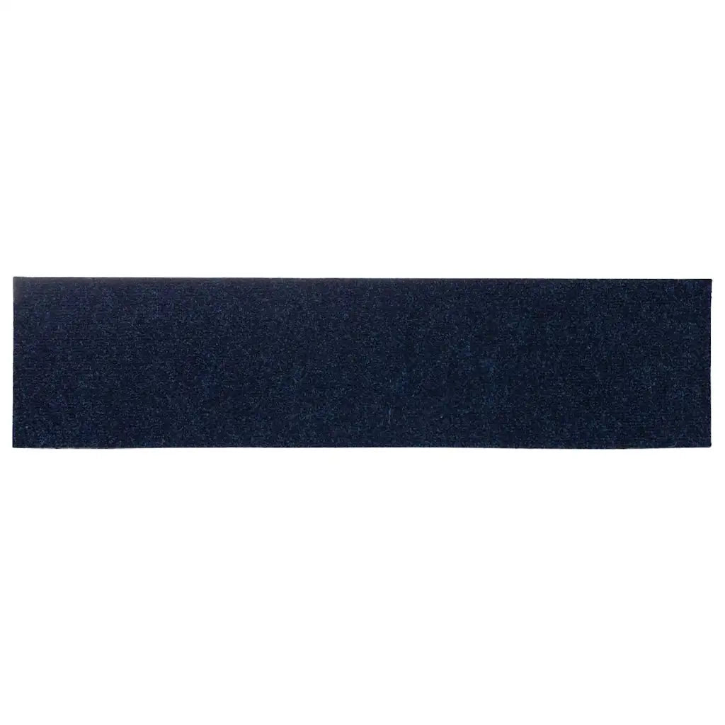 Tappetini per scale autoadesivi 15 pz 76x20 cm blu navy rettangolari 326934