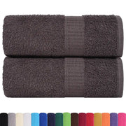 Asciugamani per ospiti FROGN 2 pz Antracite 30x50 cm 360 g/m² 136677
