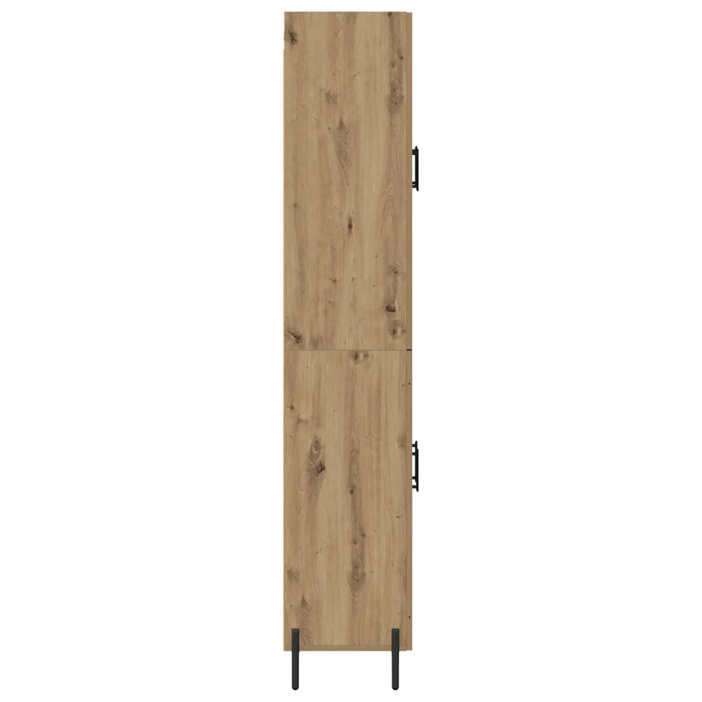 Credenza-Buffet-Armadio da cucina Rovere artigianale 69,5 x 34 x 180 cm 452237