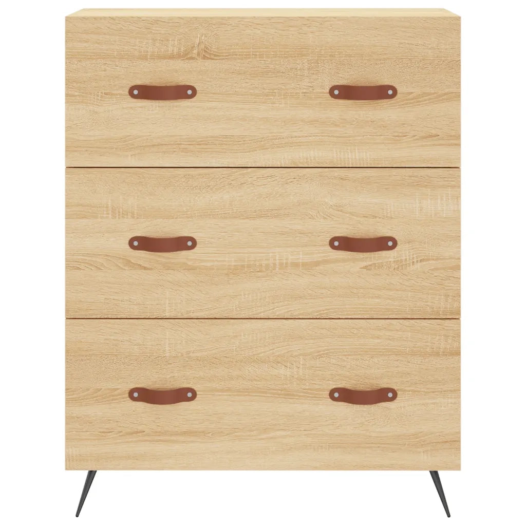 Credenza Rovere Sonoma 69,5x34x180 cm in Legno Multistrato 3189352